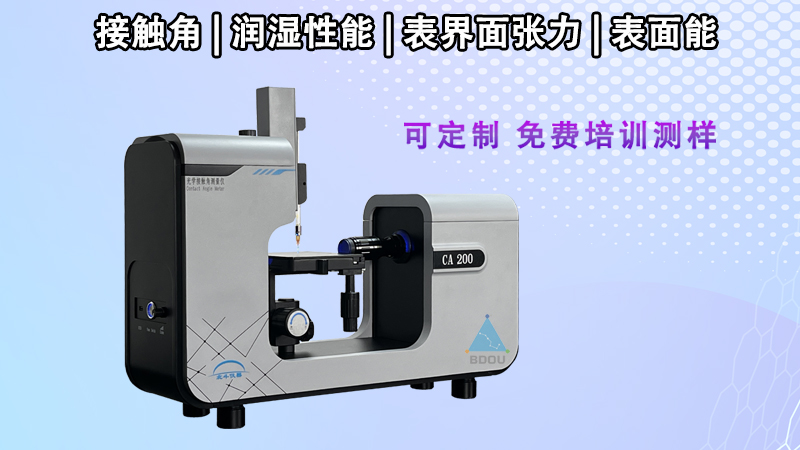 纖維材料接觸角測量的解決方案
